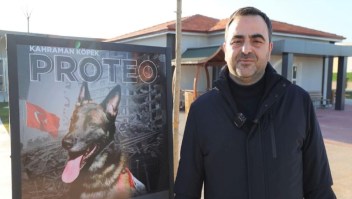 Nuevo homenaje para el perro del Ejército mexicano que murió en labores de rescate en Turquía