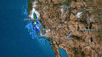 Pronostican fuertes lluvias y nevadas en California