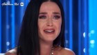 Katy Perry breaks down in tears over the story of a participant in "American Idol"