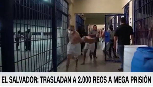 Los primeros 2.000 reales fueron transferidos a la nueva megacárcel de El Salvador