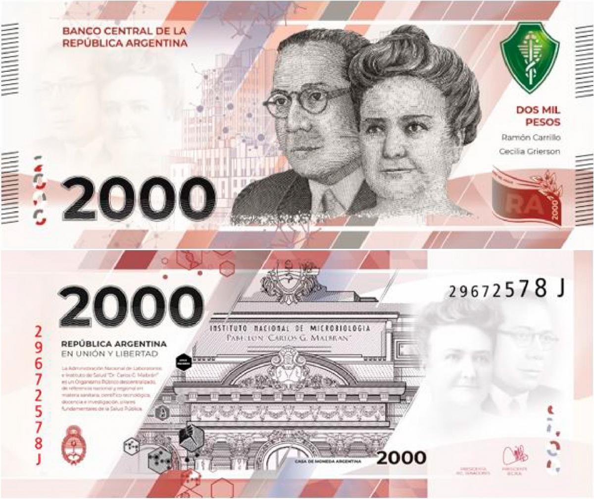 Billete de 2000 pesos “No se entiende la reticencia que tenía el