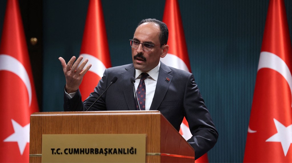 El portavoz presidencial de Turquía, Ibrahim Kalin. (Crédito: ADEM ALTAN/AFP vía Getty Images)