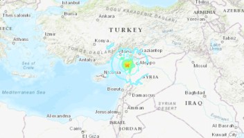 El sismo tuvo su epicentro en el sur de Turquía, cerca de la frontera con Siria. (Crédito: USGS)