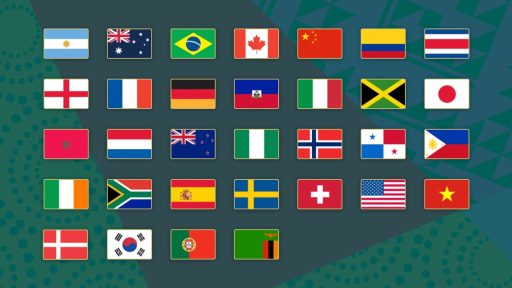 Estos son los países que participaran en el Mundial femenino de fútbol.