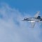 Un avión de combate F-16 belga participa en el simulacro nuclear aéreo de la OTAN "Steadfast Noon" el 18 de octubre de 2022. (Crédito: Kenzo Tribouillard/AFP/Getty Images)