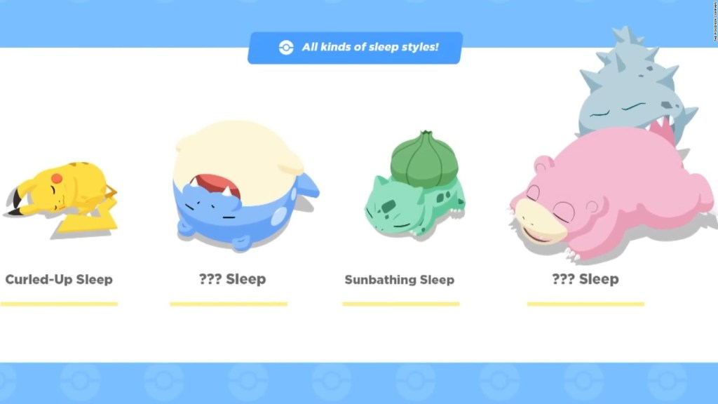 Pokémon, yeni bir uygulama ile uykuya dalmanıza yardımcı olur