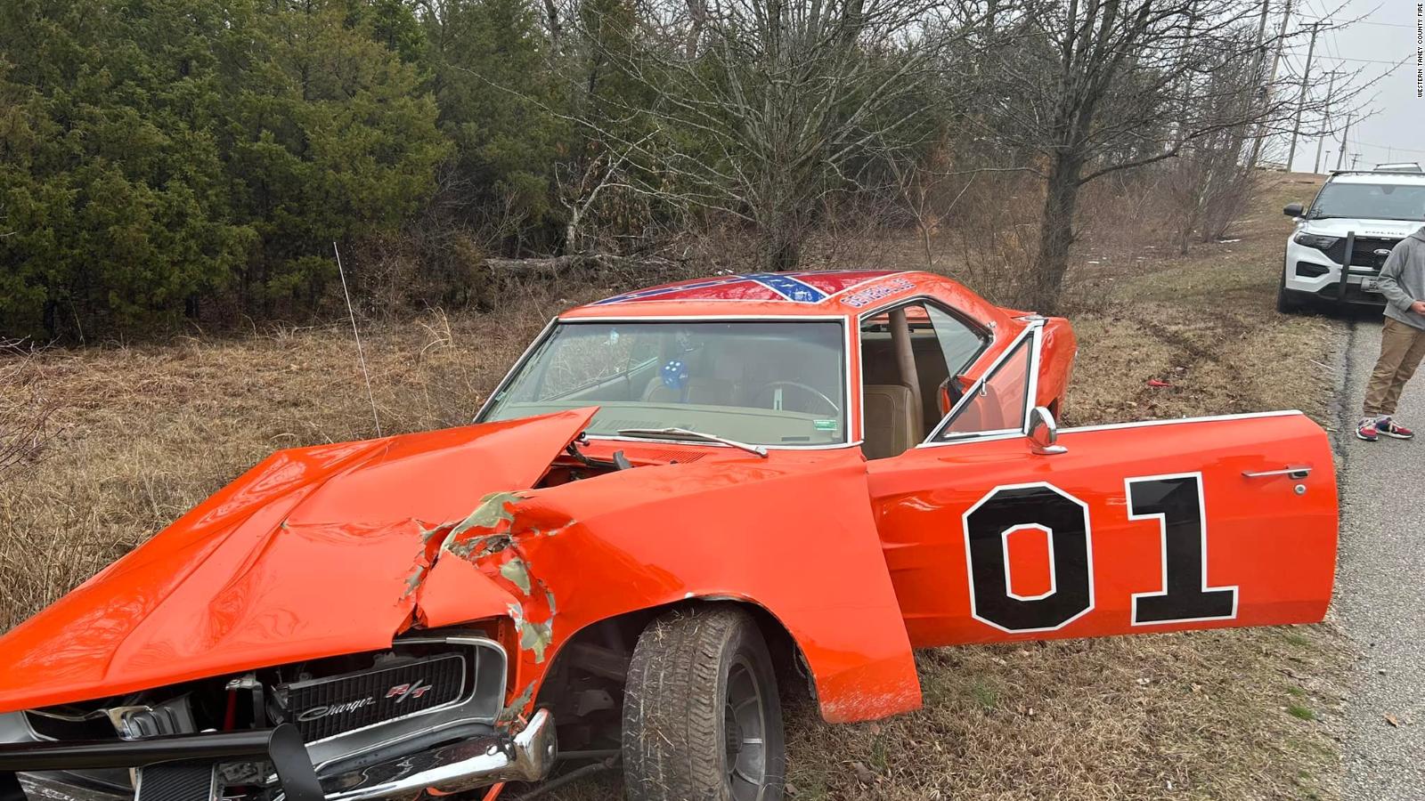 Iconic Car From The Dukes Of Hazzard Show Wrecked On Missouri Highway 