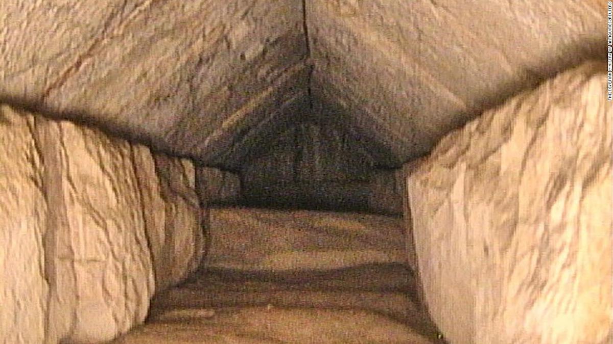 They discovered a hidden passage in the Great Pyramid of Giza