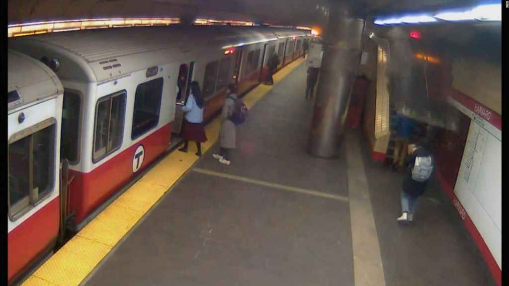 Boston station roof collapses, almost hitting a passenger