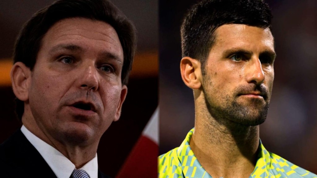 DeSantis opens up on Djokovic's absence from Miami