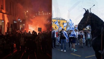 Protestas antigubernamentales en calles de Francia e Israel