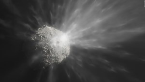 Ve la nube de escombros creada cuando una nave espacial golpeó intencionalmente un asteroide