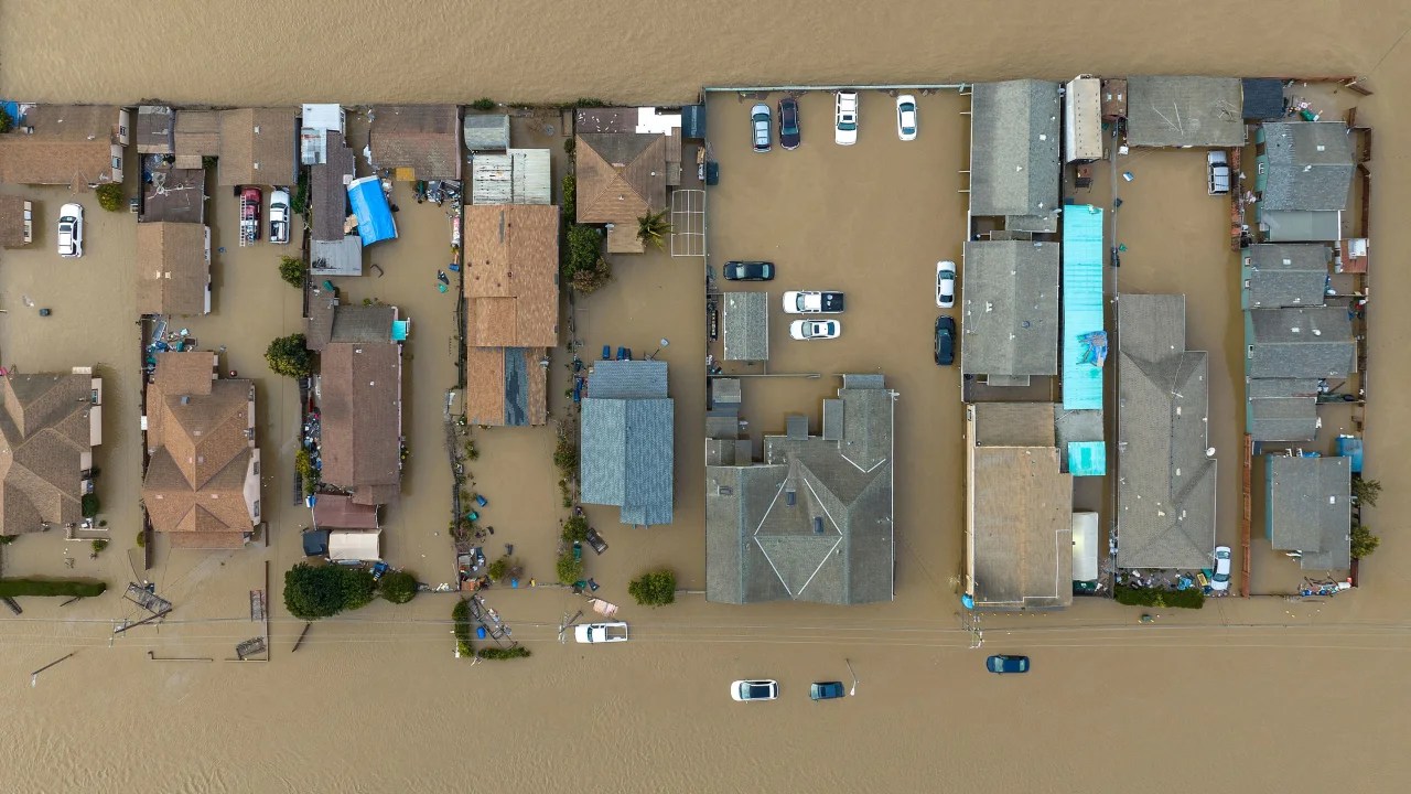 inundación pajaro california
