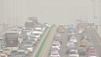Severa tormenta de arena cubre a Beijing y a varias provincias de China