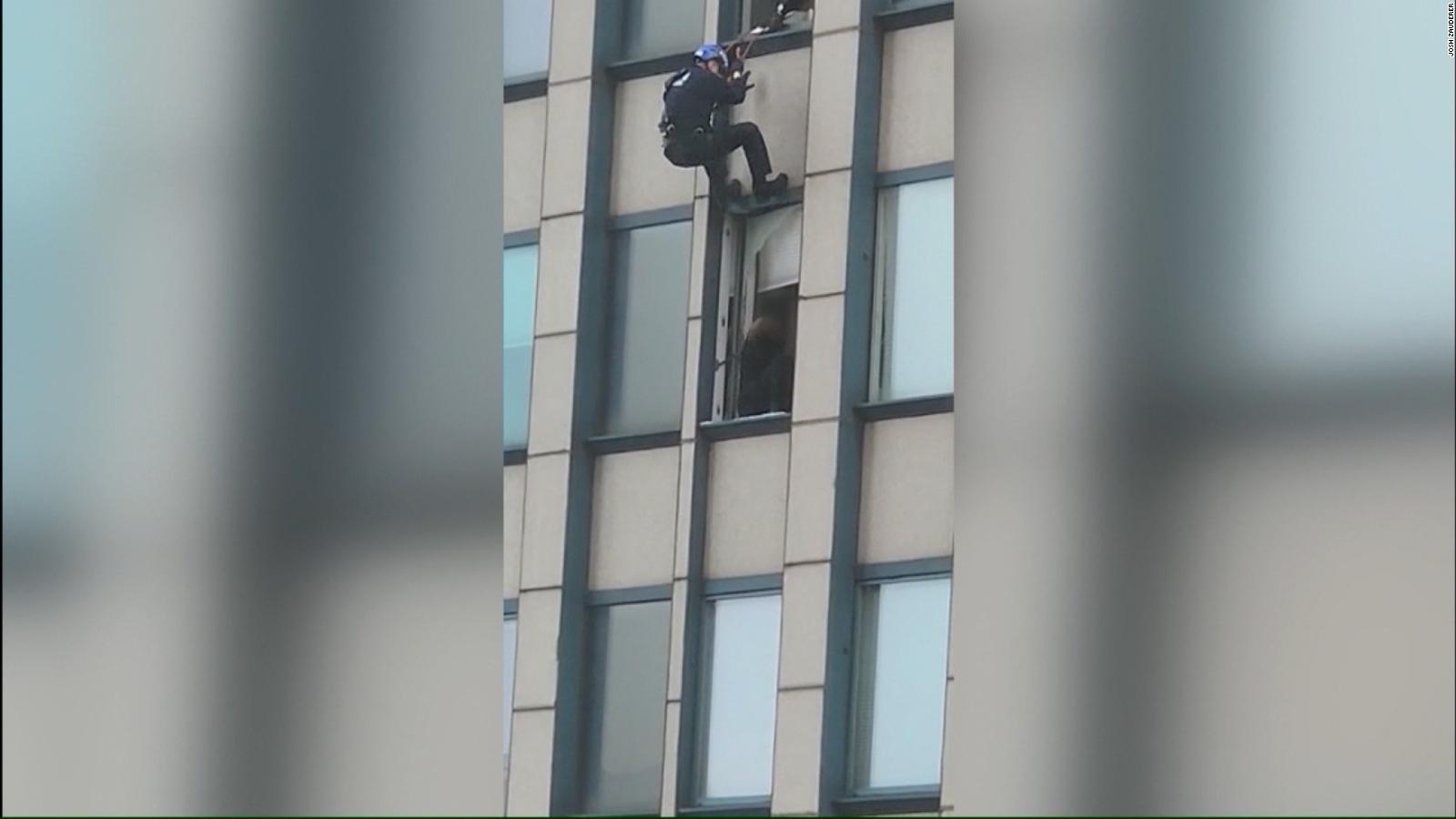 Arrest made of individual who threatened to jump off building