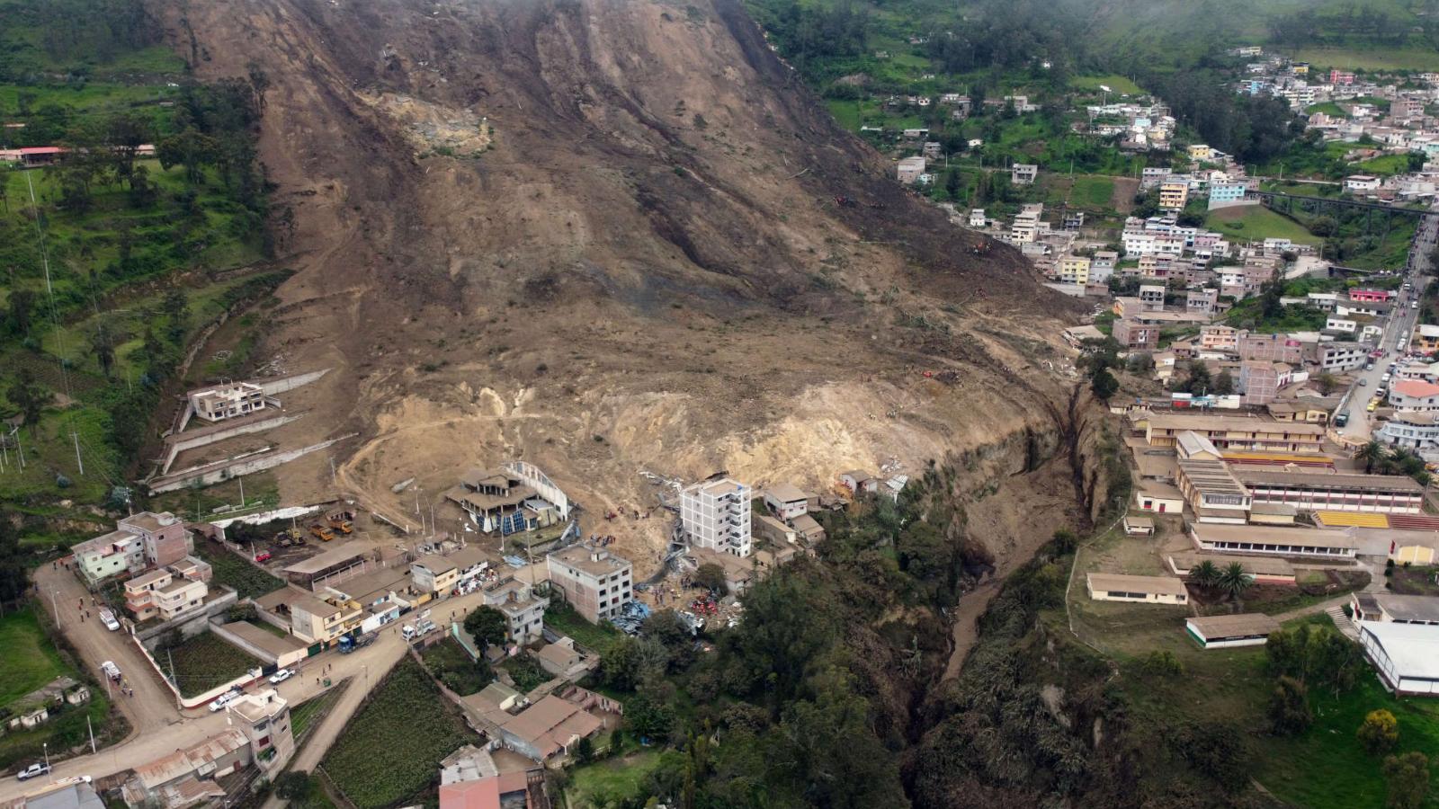 Impactantes Imágenes De Dron Muestran Masivo Deslizamiento De Tierra Que Mata A Al Menos 7 En