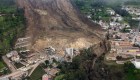 Dron capta masivo derrumbe que deja al menos 7 muertos en Ecuador