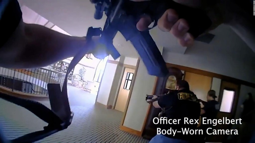 Point of View Video of Two Police Officers in Nashville School Shooting