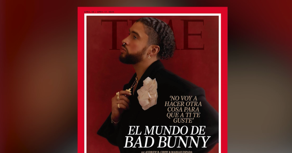 Bad Bunny, la primera portada íntegramente en español de Time