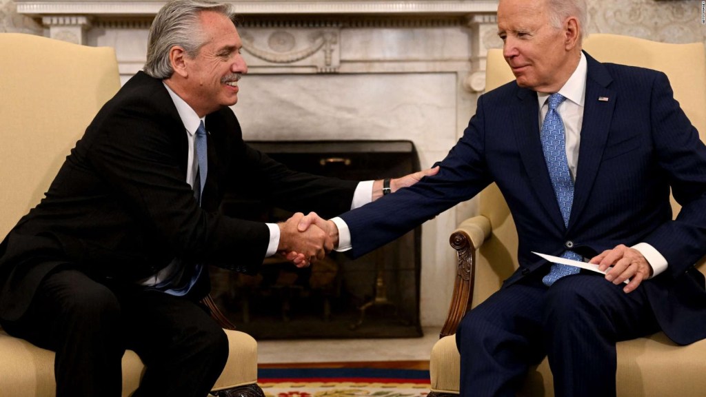 Los momentos de discusión en la reunión entre Biden y Fernández