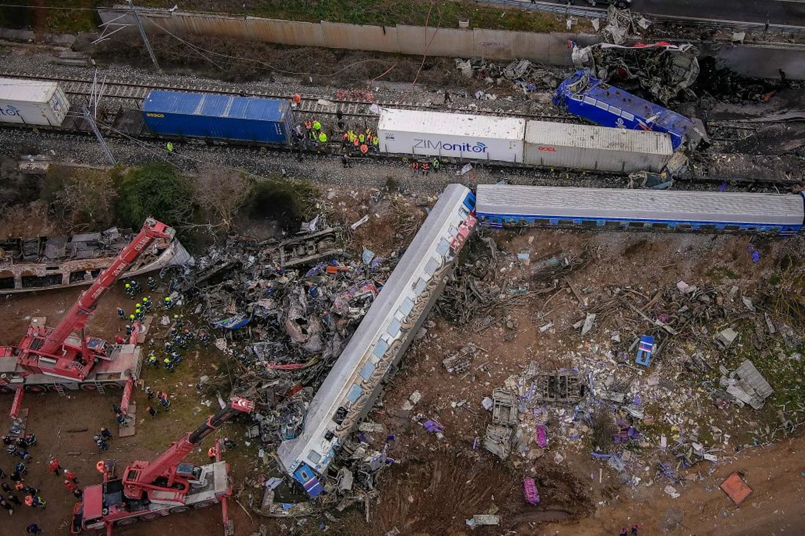 Accidente trenes Grecia