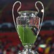 El trofeo de la Champions League es captado antes del partido de ida de octavos de final entre Liverpool y Real Madrid, el 21 de febrero de 2023. (Crédito: Michael Regan/Getty Images)