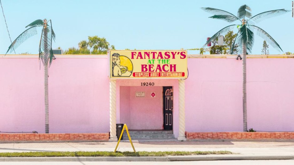 The surreal facades of strip clubs in the United States