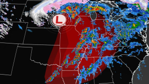 La amenaza de tiempo severo aumenta a medida que la tormenta occidental se dirige hacia el este de EE.UU.