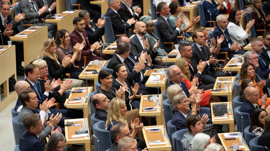 El Parlamento de Suecia el pasado 27 de septiembre de 2022. (Crédito: David Lidstrom/Getty Images)