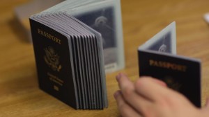 Pasaportes estadounidenses.