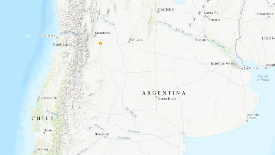 Un sismo de magnitud 5,0 sacudió la provincia argentina de Mendoza