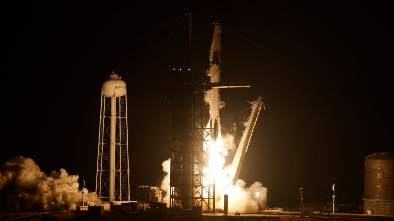 SpaceX and NASA launch an international crew to a space station