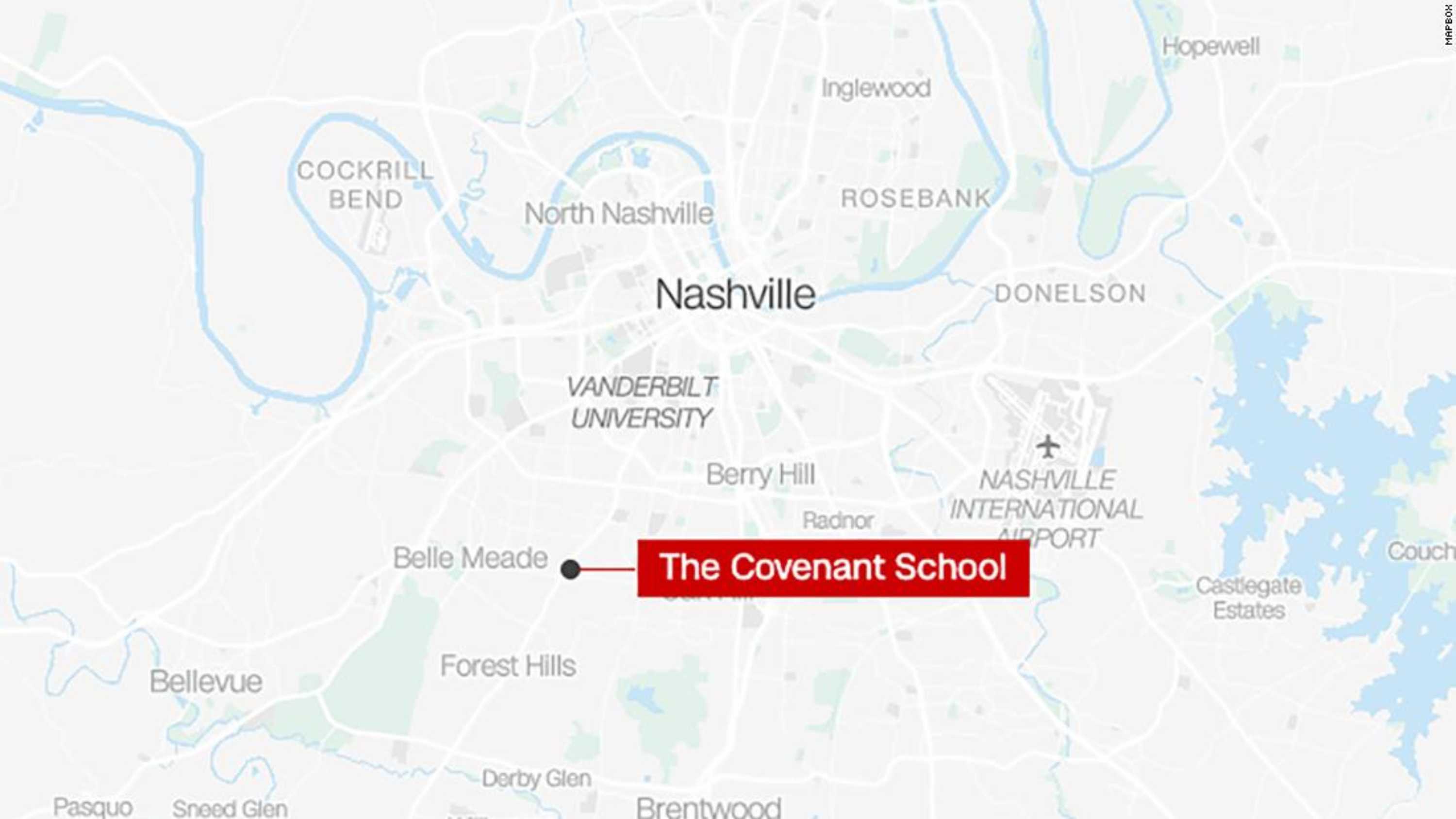 Setidaknya tiga anak tewas setelah penembakan sekolah di Nashville