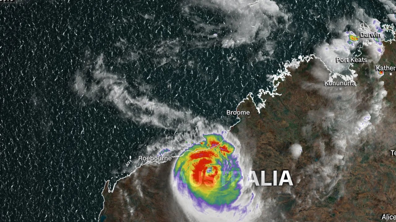 Hurricane Ilsa sets new wind record as it hits Australia’s west coast