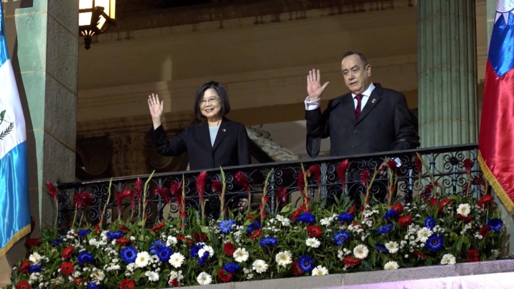 Presidente de Taiwán visita Guatemala
