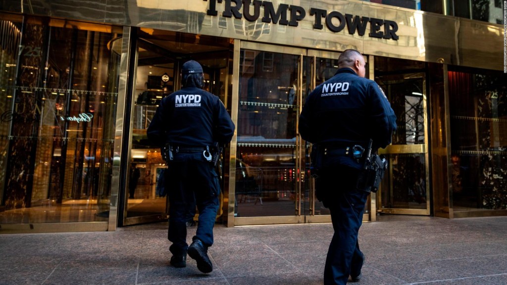 This will be security in New York due to Trump's appearance