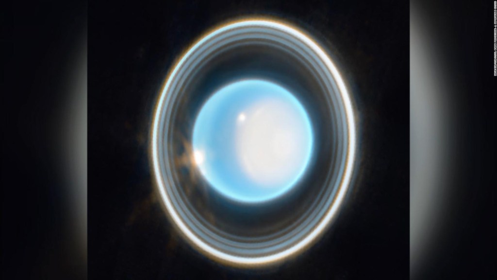 El telescopio Webb captured unpublished image of los anillos de Urano