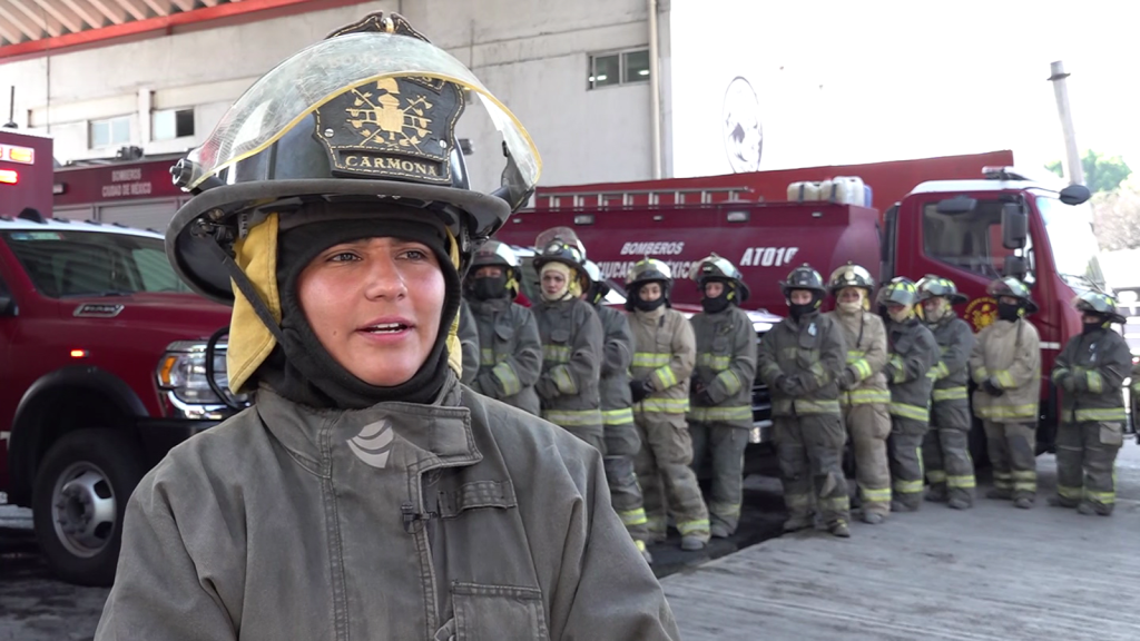 This is how women train to lead the CDMX Fire Department