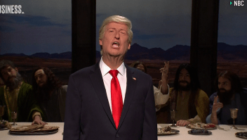 Mira el mensaje de pascua de 'Trump' en "SNL"