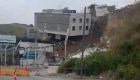 Un edificio colapsa tras un deslizamiento de tierra en México