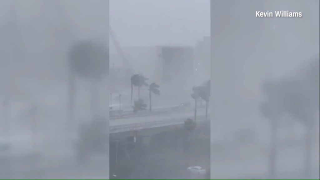 These are the apocalyptic images of the storm that hit Florida