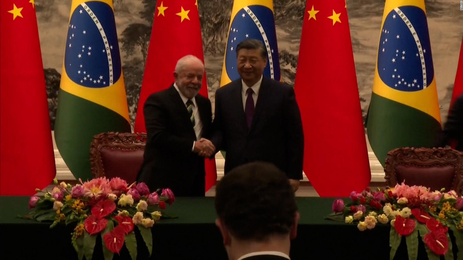 Lula da Silva se reúne con el presidente de China, Xi Jinping