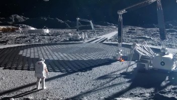 Se preparan para construir en 3D en la superficie de la Luna