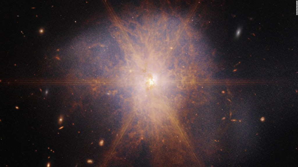 Así luce el chocque de dos galaxias espirales