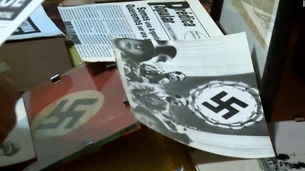 They were looking for documentation of a brothel and found Nazi paraphernalia