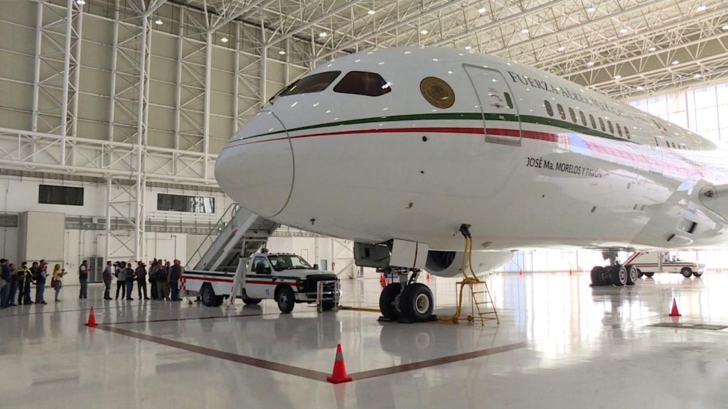 The presidential plane of Mexico was sold for US$ 92 million