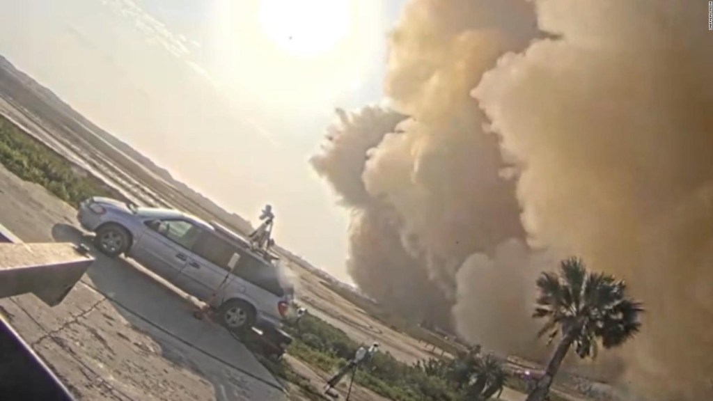 SpaceX Cohete Starship explota durante el lanzamiento