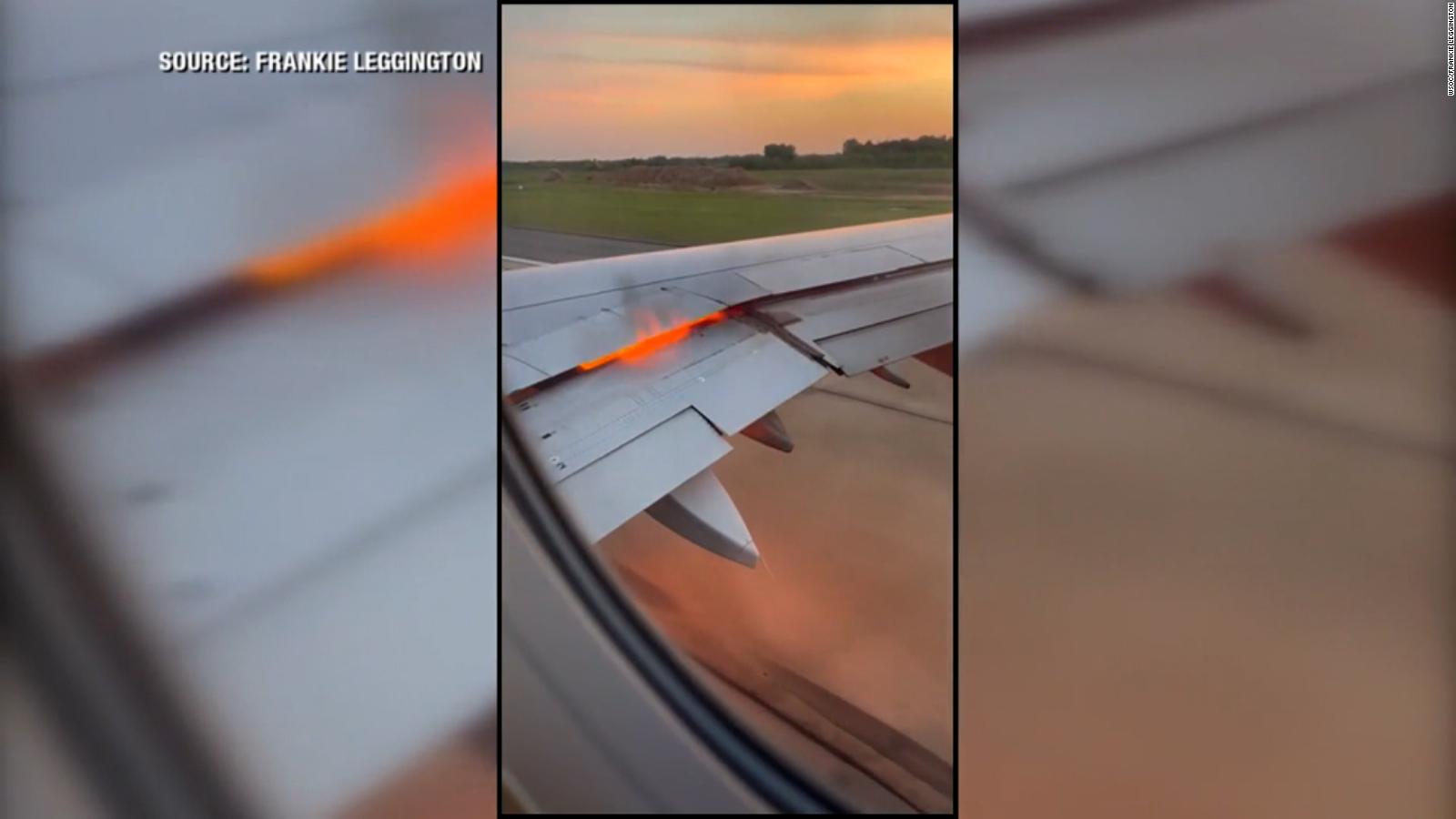 Two American Airlines planes catch fire with passengers on board |  Videos |  CNN
