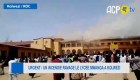 Voraz incendio consume a escuela del Congo