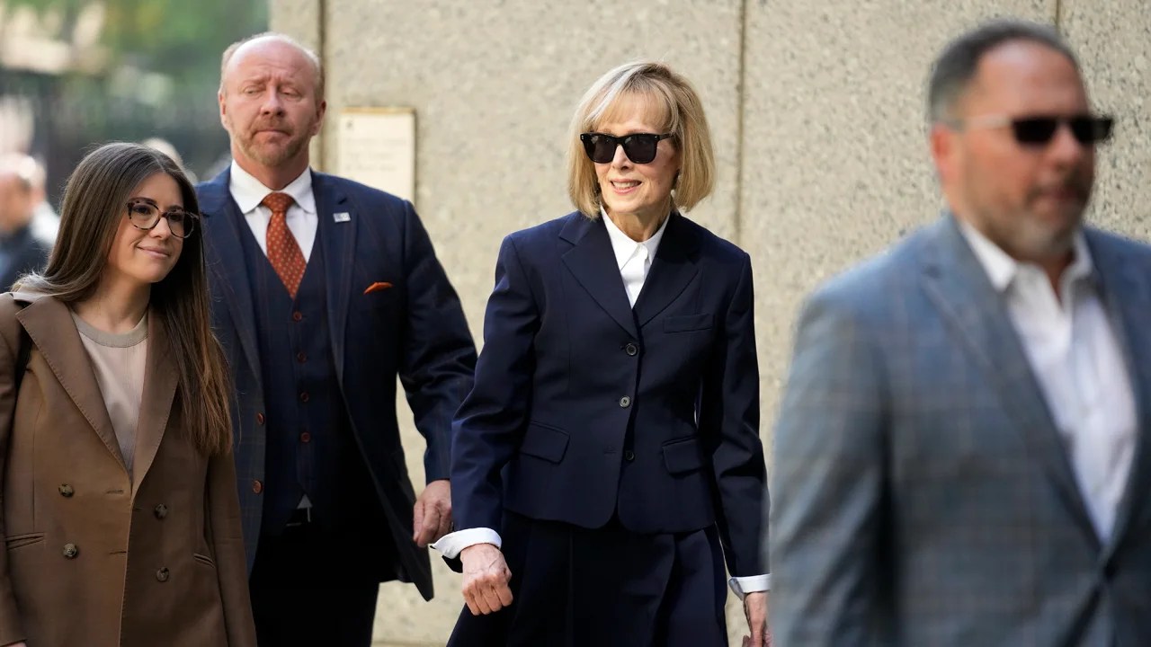 This Wednesday at his trial against Trump.  Jean Carroll testified
